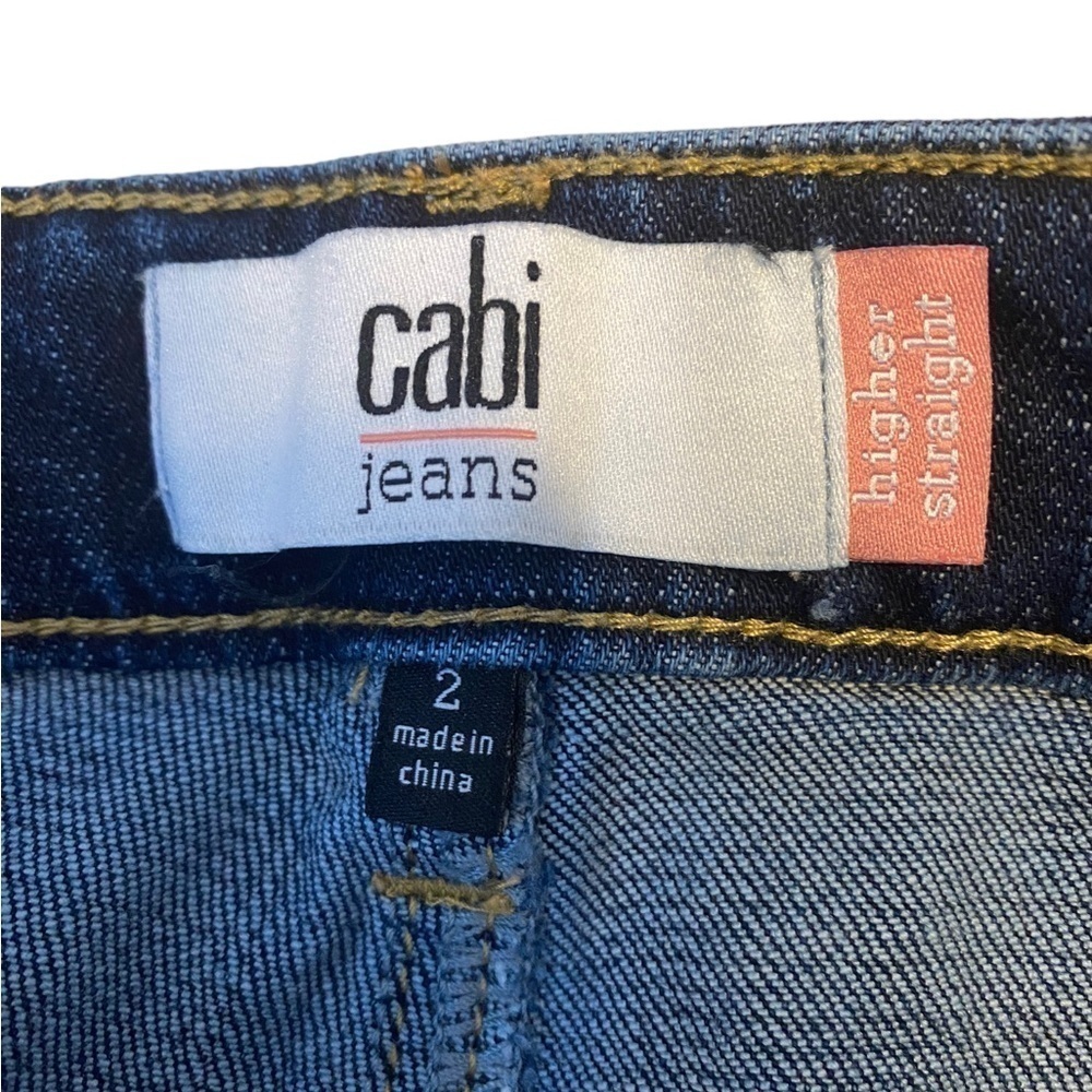 Cabi #3940 Higher Straight Jeans - Picture 4 of 5